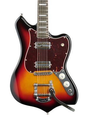 Fender Parallel Universe II Maverick Dorado Guitar Ebony Neck Ultraburst with Case